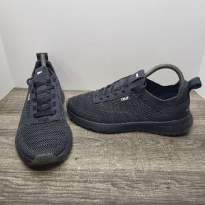 TRUE Linkswear All Day Ripstop V2 Black Spikeless Golf Shoes Mens Size 7.5 Wms 9